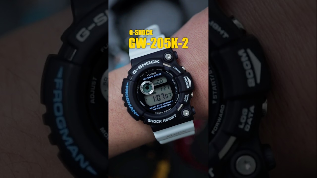 Introducing the GW-205K-2, a gorgeous two-tone Frogman watch with