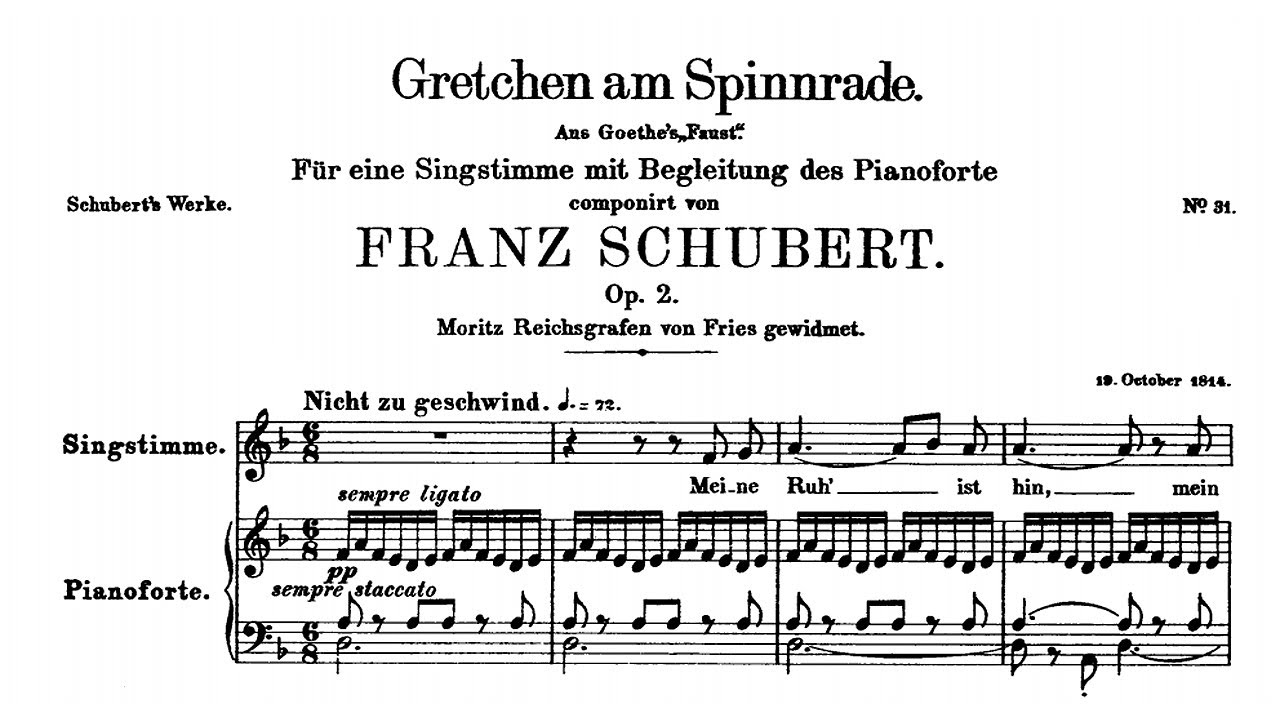 Schubert: Gretchen am Spinnrade Op. 2 D118 - Elly Ameling, Jorg