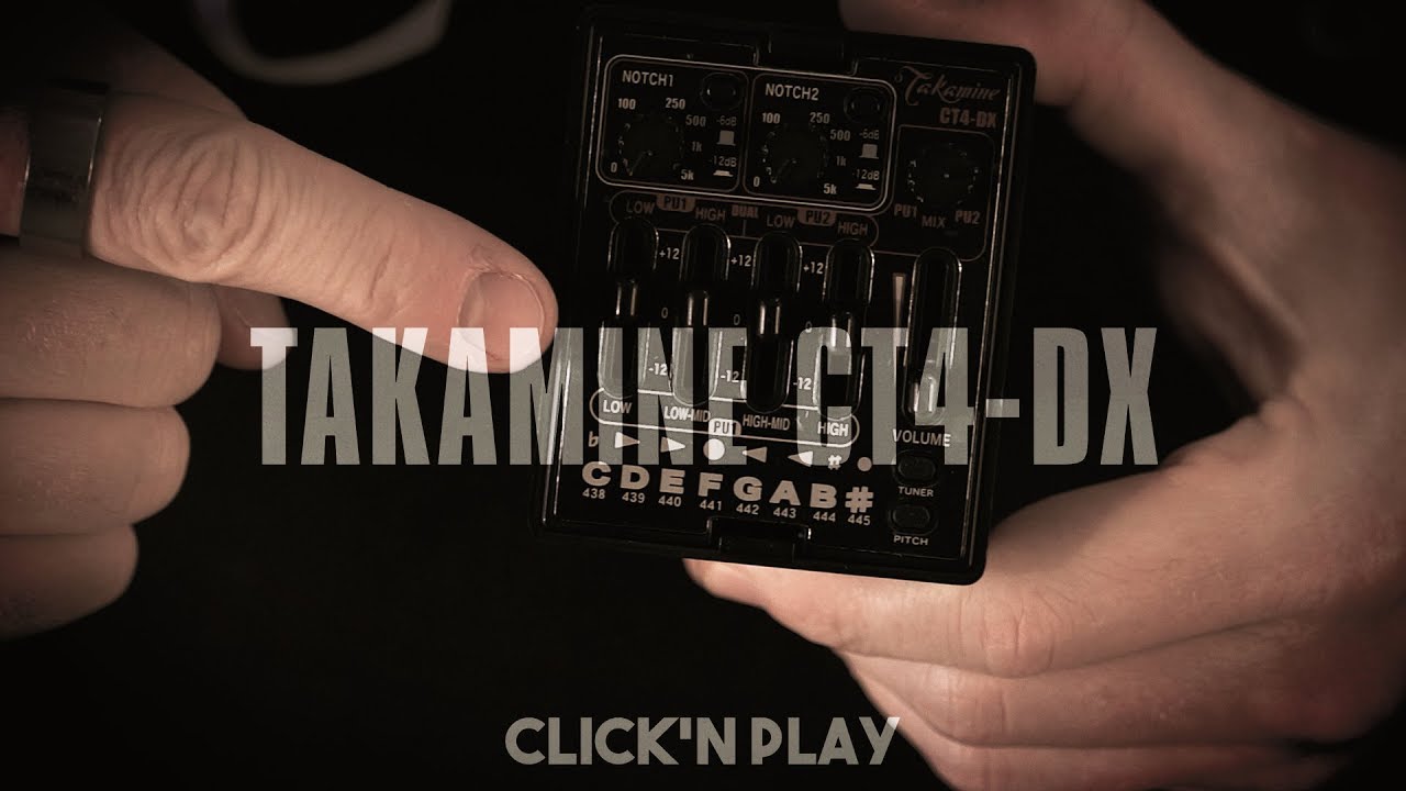 CLICK'N PLAY - TAKAMINE CT4-DX - YouTube