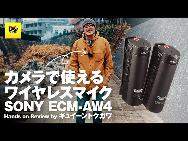 SONYの低価格ワイヤレスマイクで俺の自撮りが捗る SONY ECM-AW4【動