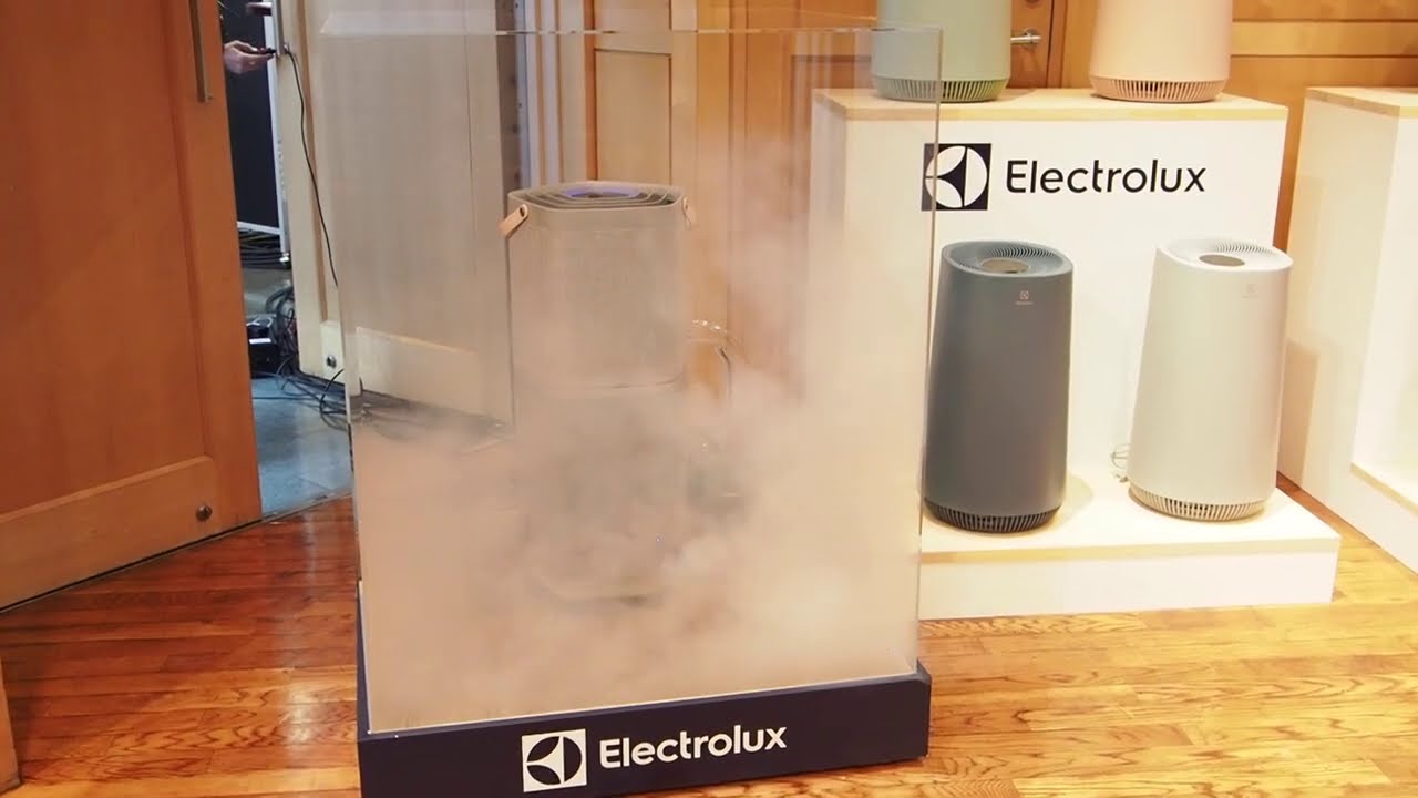 エレクトロラックス空気清浄機Air Care「Pure A9」で、煙をキレイな
