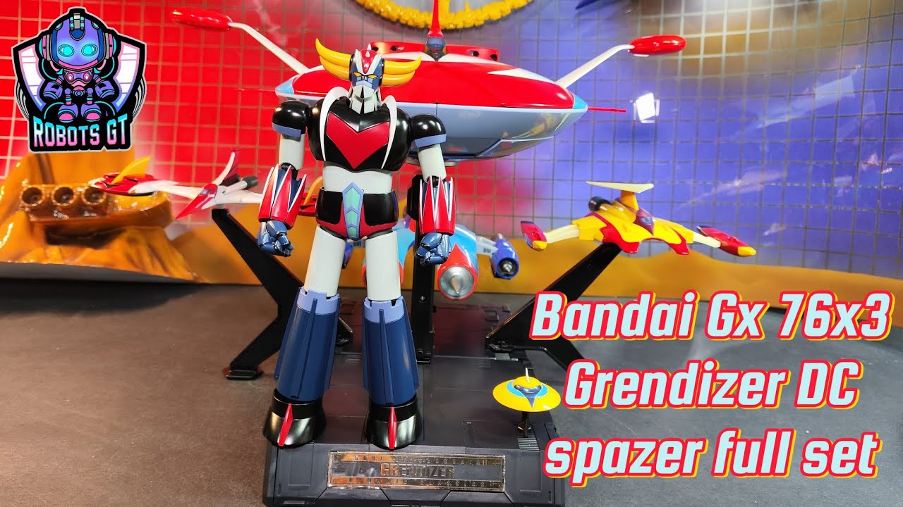 Unboxing Bandai gx 76x3 grendizer dc spazer full set - YouTube