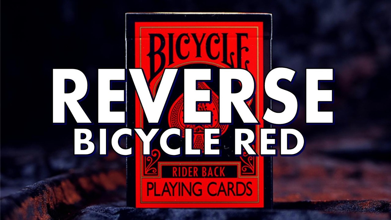 Deck Review - Bicycle Red Reverse Playing Cards - YouTube