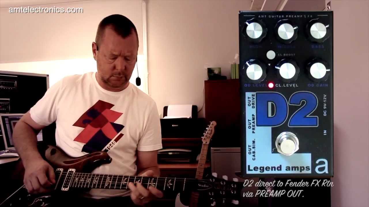 AMT Electronics D2 - ドイツ製アンプ「Diezel」のサウンドを再現した