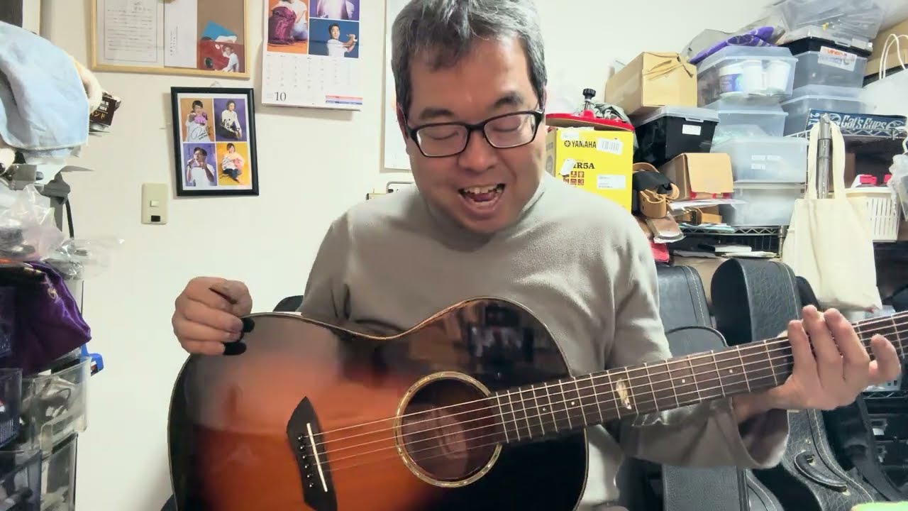 YAMAHA csf-60（スモールギター）落語 de FG - YouTube