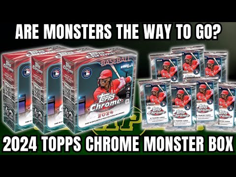 DO MONSTERS HAVE THE HITS? 2024 Topps Chrome Baseball Monster Box