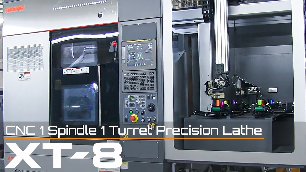 XT-8] 8 Inch CNC Lathe - YouTube