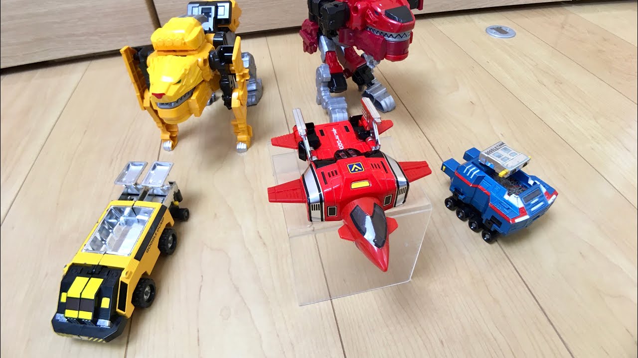 大戦隊ゴーグルファイブ】戦隊初の3体合体⁉︎ ゴーグルロボで遊んで