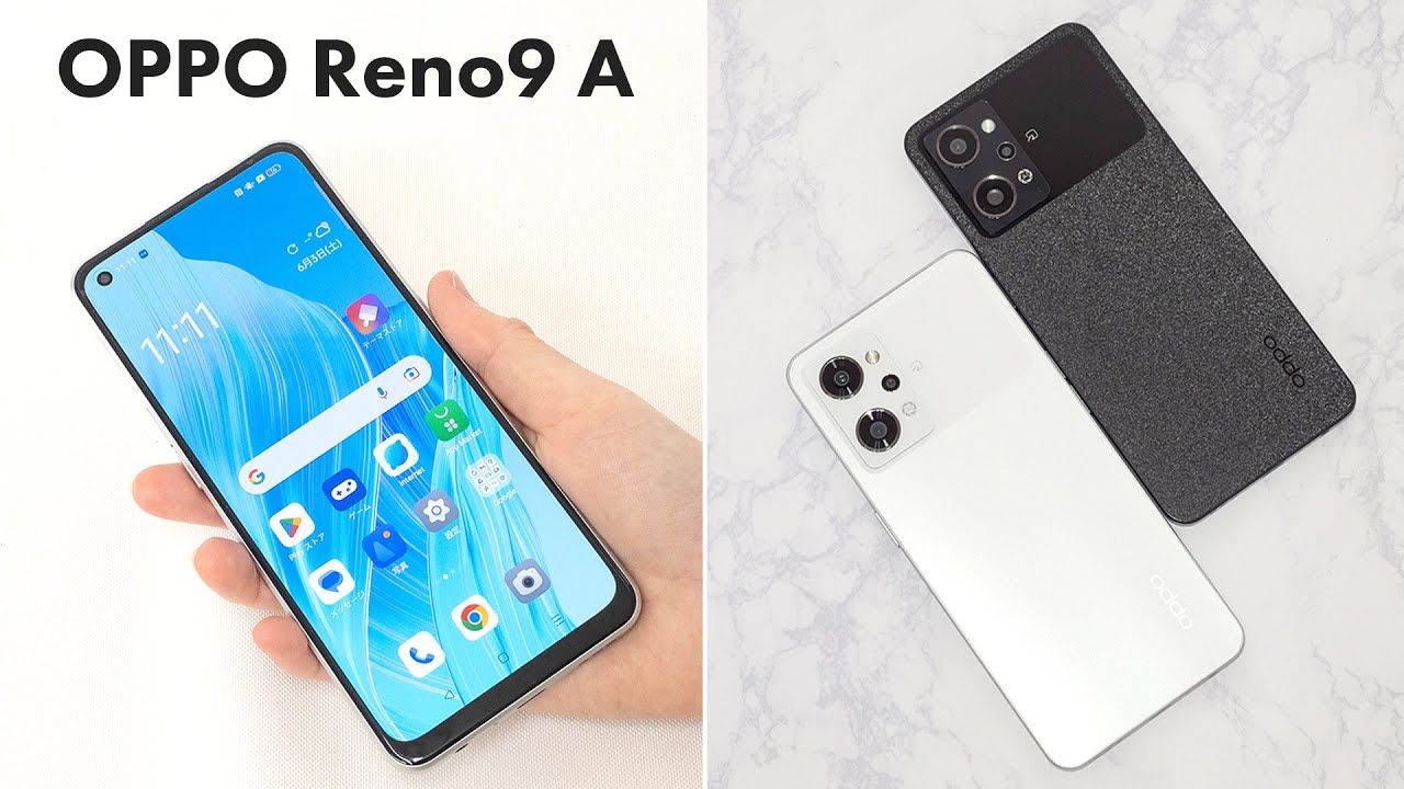 OPPO SIMフリースマートフォン Reno9 A｜Joshin 試用レポート - YouTube