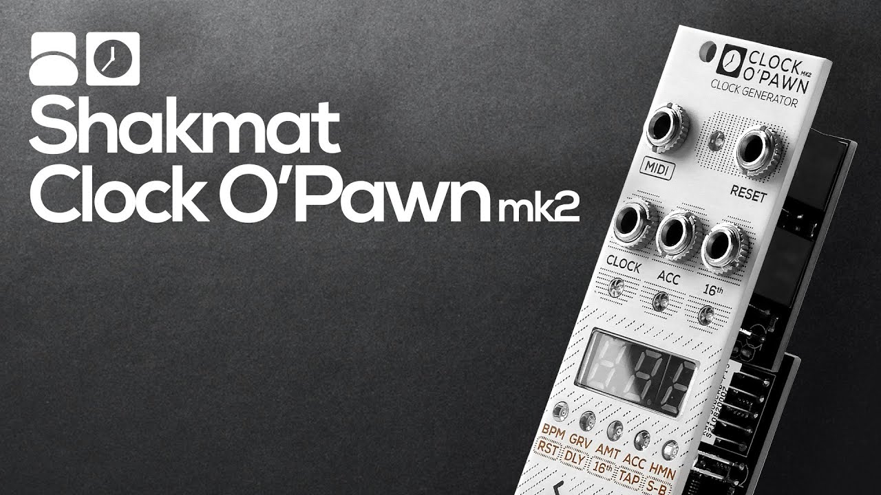 Shakmat Clock O'Pawn MK2: Demo - YouTube