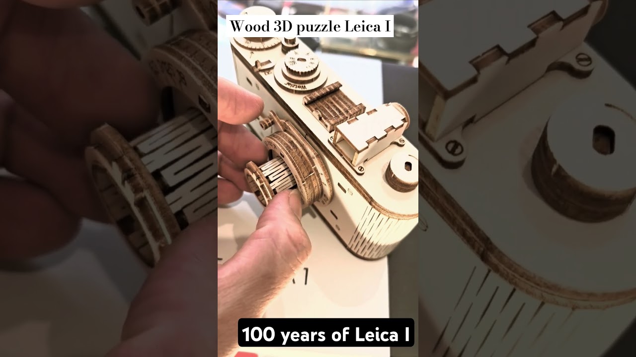 3D puzzle Leica I #leica #leicaI - YouTube