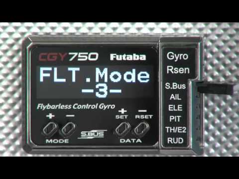 Futaba® CGY750 3-Axis Gyro and Governor Video Update Part 2 - YouTube