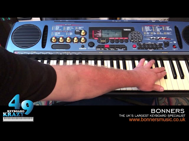Yamaha DJX/PSR-D1 Keyboard - Tutorial - YouTube