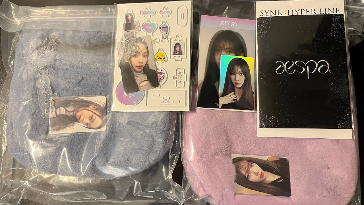 Unboxing] aespa 1st Concert SYNK : HYPER LINE MD ⟡ Karina Merch