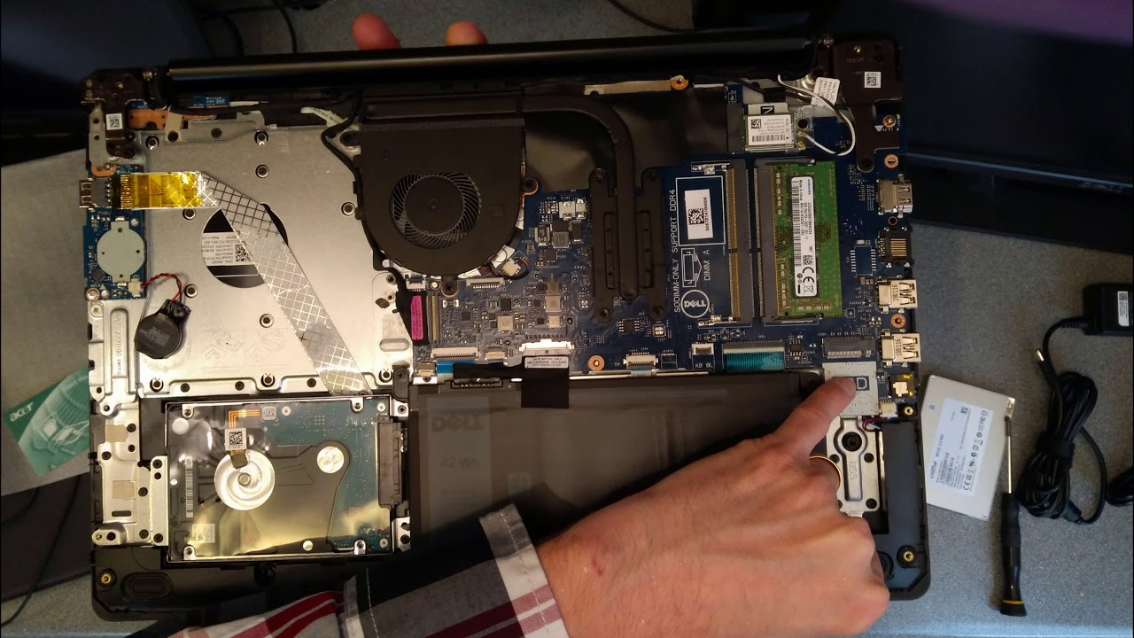 Inspiron 15 5000 P75F - How to change or upgrade the hard disk