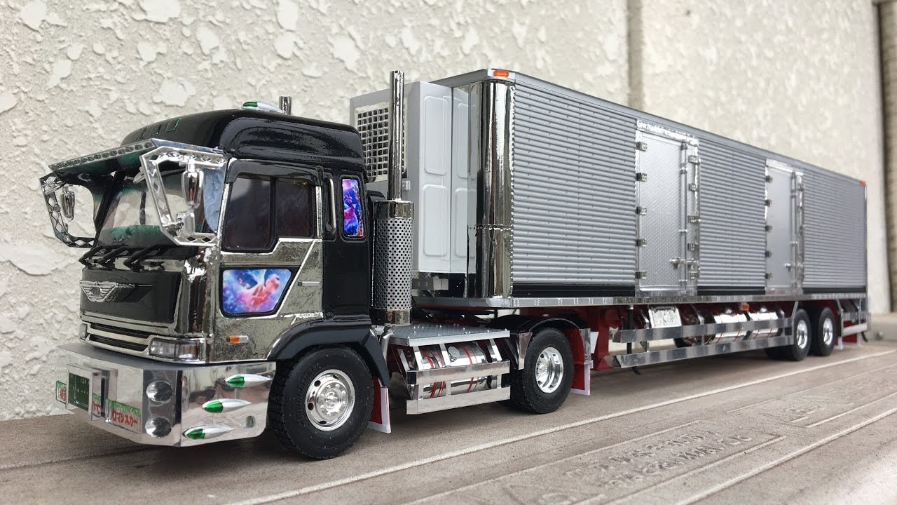 プロフィアテラヴィトレーラ プラモ制作 トレーラー編 - YouTube