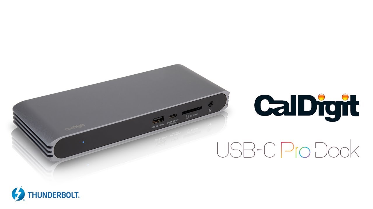 USB-C Pro Dock | Thunderbolt 3 – CalDigit