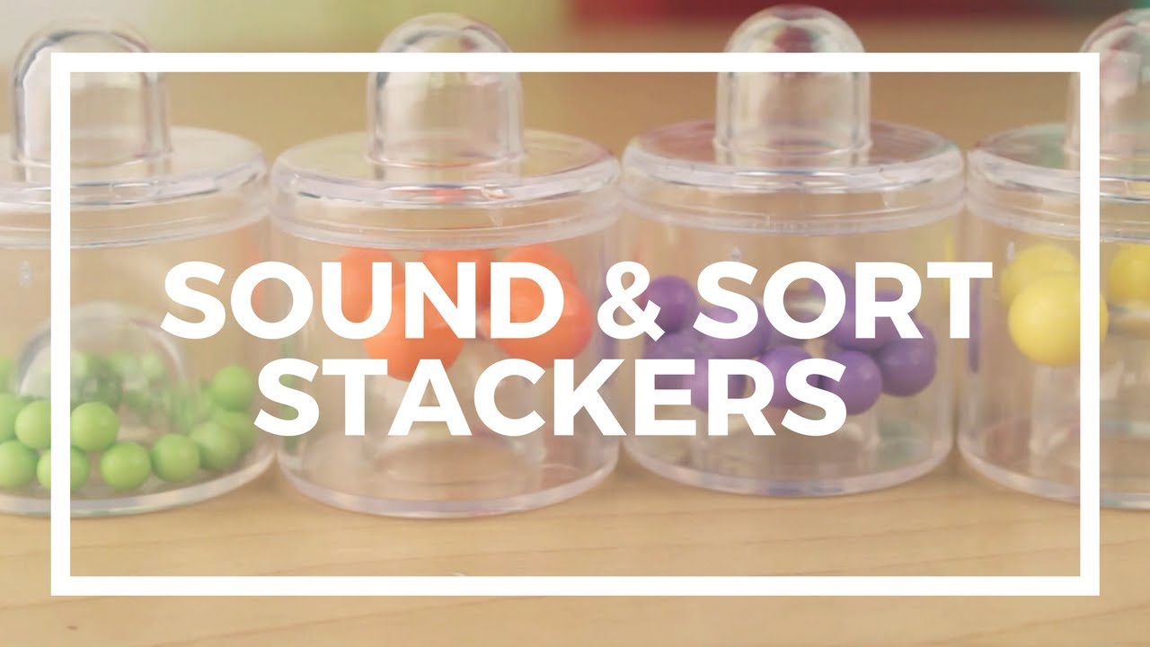 Sound and Sort Stackers - 18 Pieces