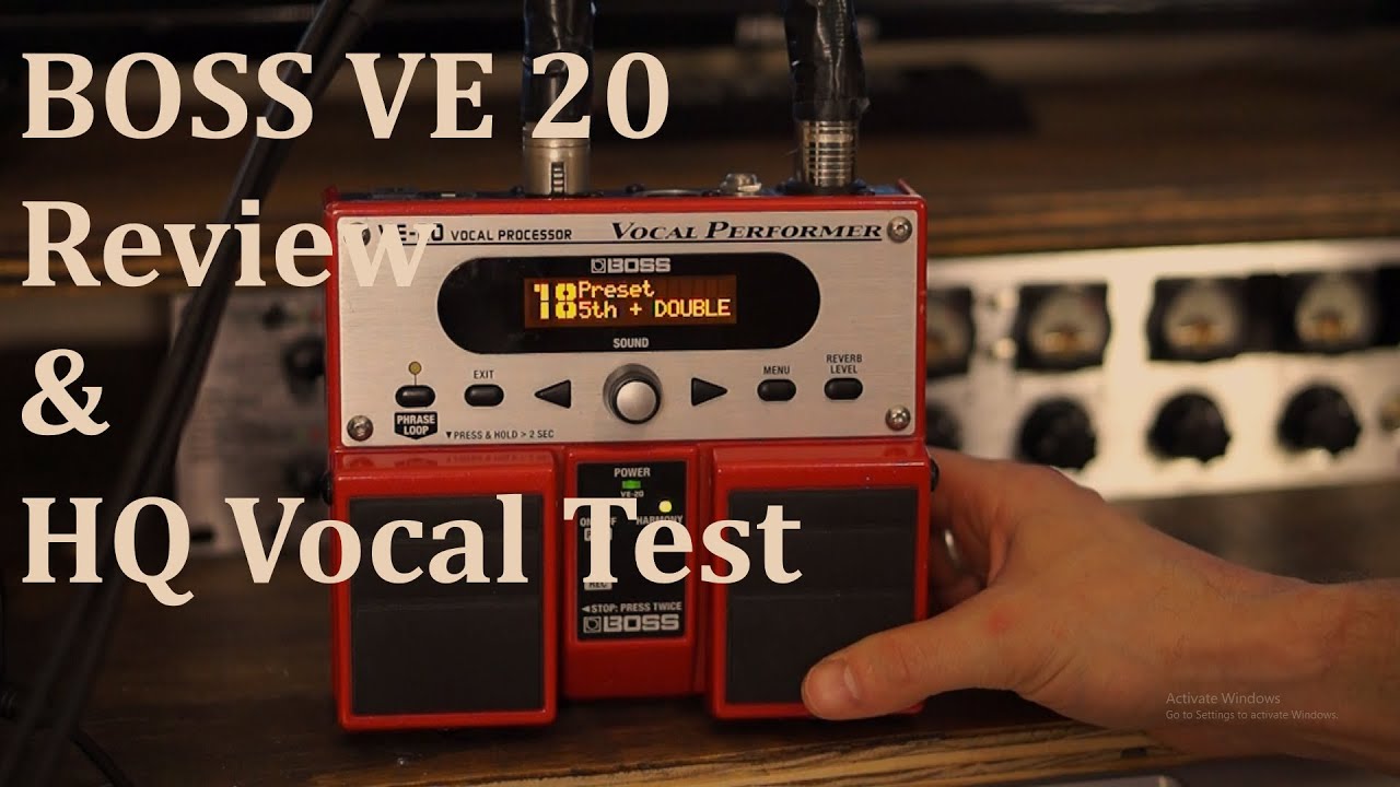 Boss VE 20 Review & Vocal Test - YouTube