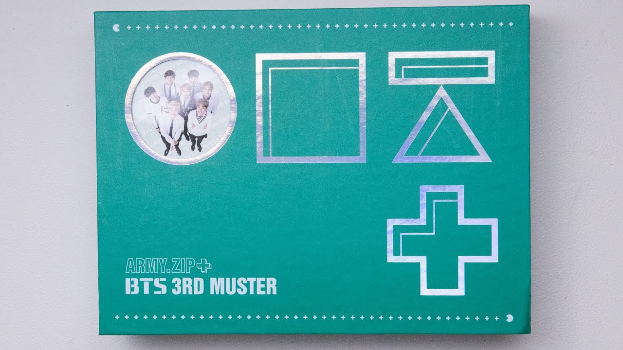 Unboxing | BTS 3rd Muster Army Zip+ DVD - YouTube