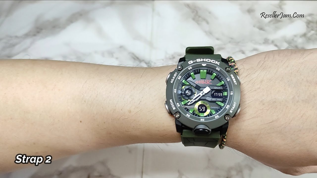 Casio G-Shock GA-2000GZ-3A The Gorillaz Limited - YouTube