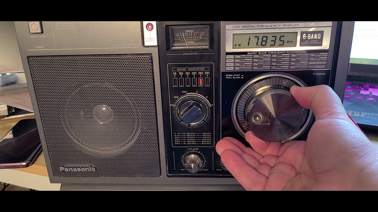 Part 2 testing out Panasonic RF-B300 AM FM SW SSB Portable