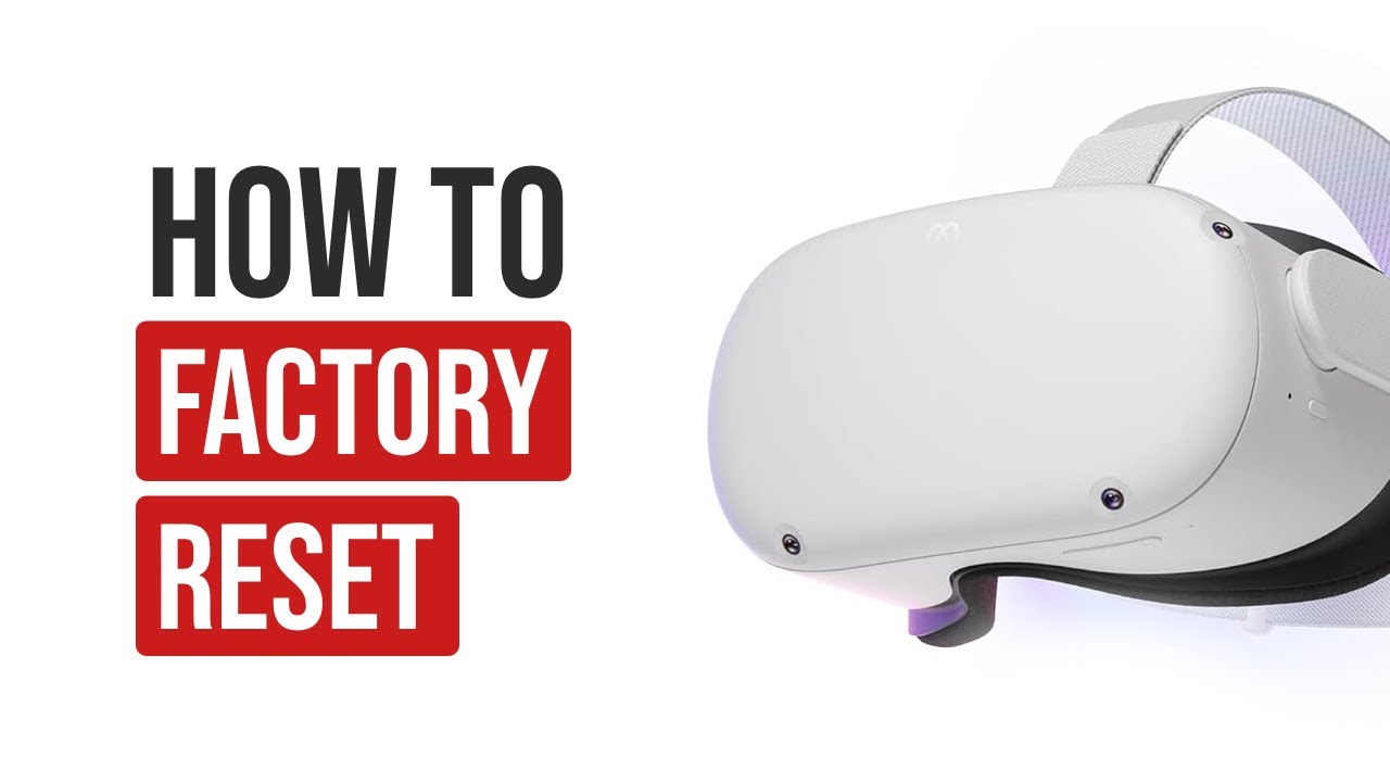 Meta Quest 2 How to Factory Reset - Oculus Quest 2 Easy App Reset
