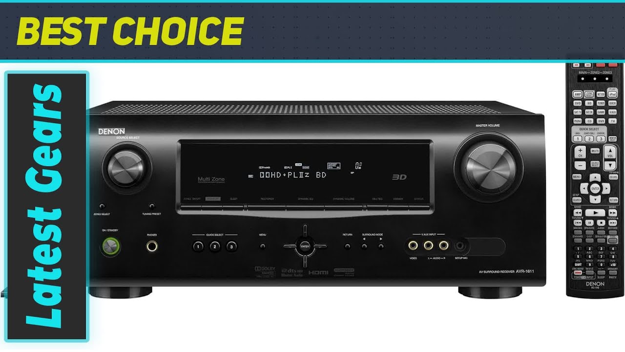 Denon AVR-1611 7.1 Channel A/V Home Theater Receiver Review - YouTube