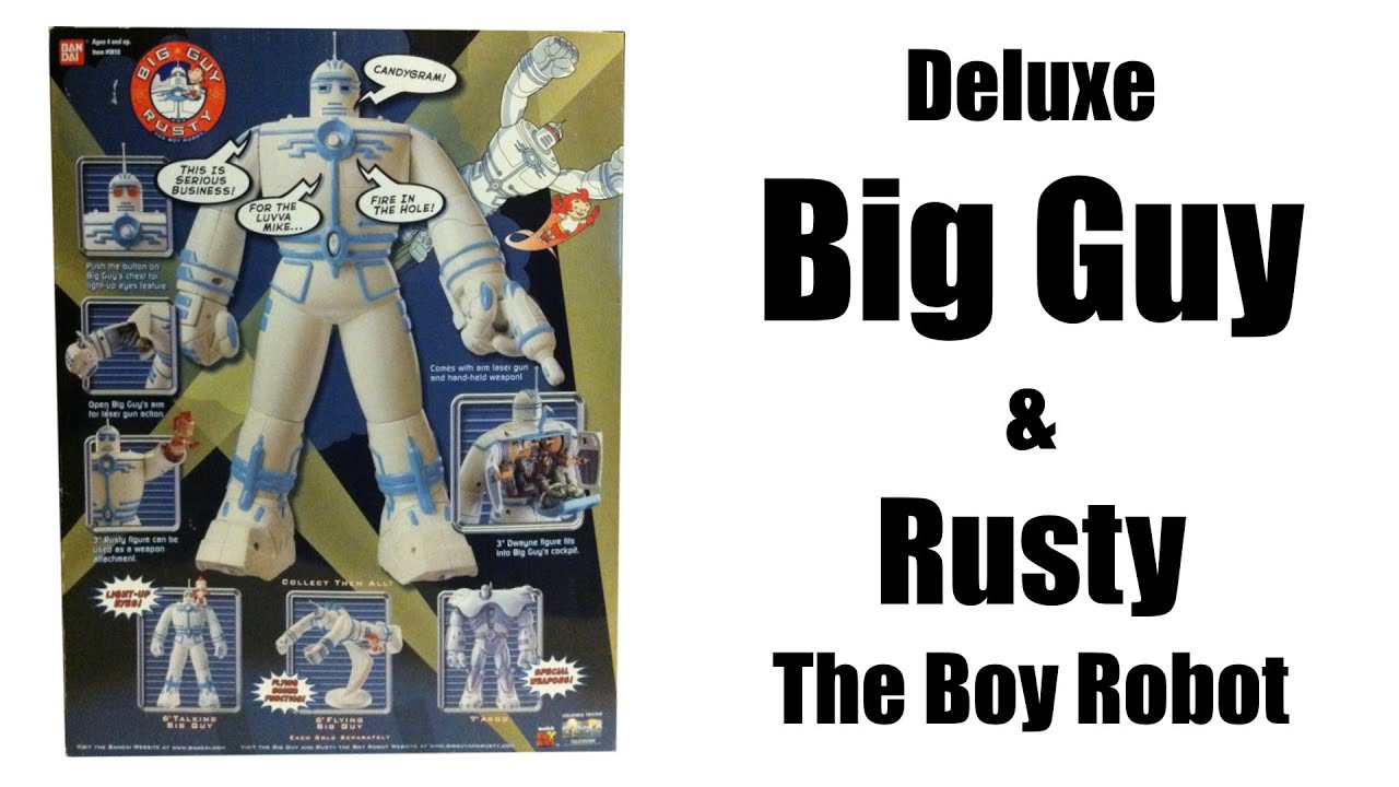 Bandai Deluxe Electronic Big Guy and Rusty The Boy Robot Review