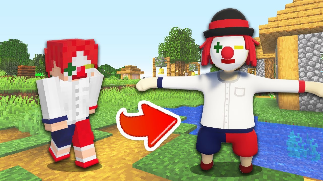 ふにゃふにゃ人間になった世界でマインクラフト【Human fall flat