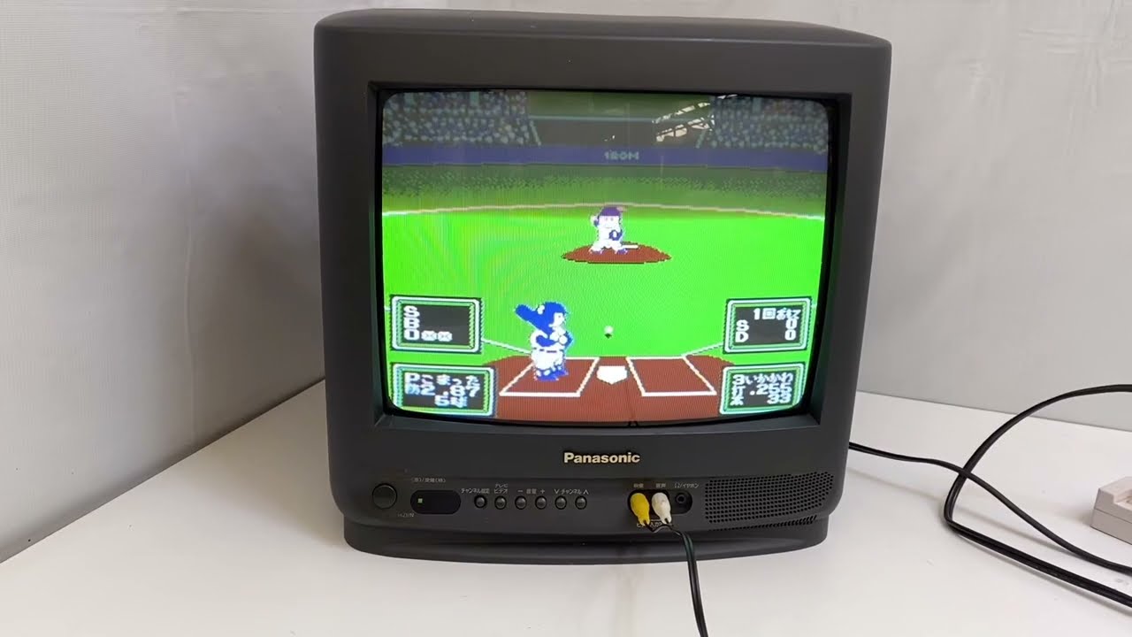 動作確認済み Panasonic ブラウン管カラーテレビ 95年製 レトロゲーム