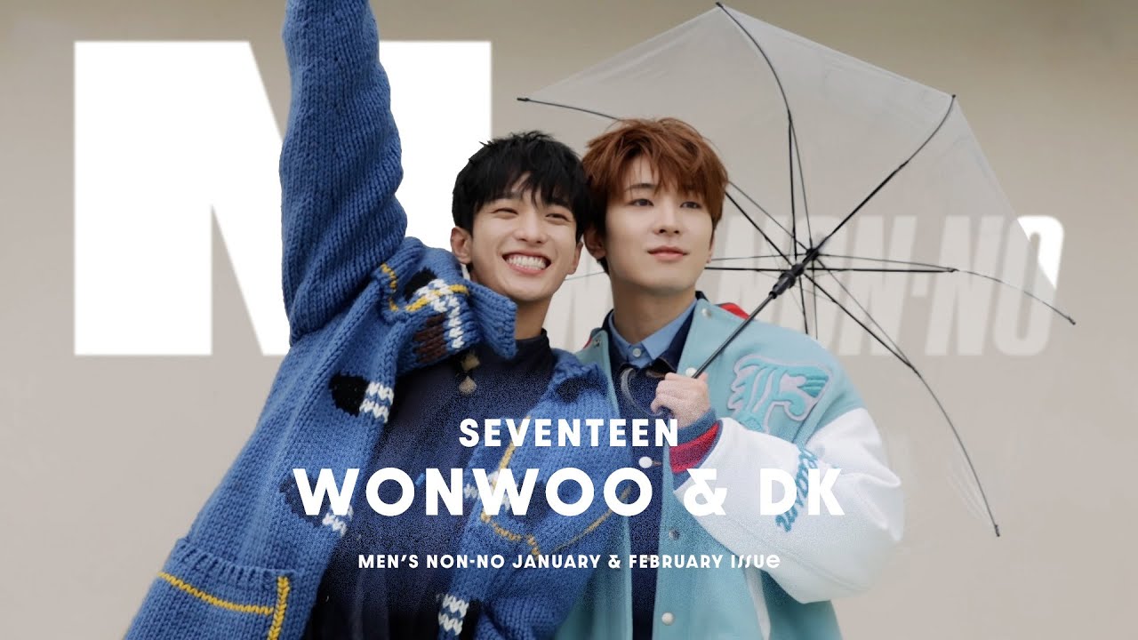 SEVENTEEN's WONWOO and DK grace the cover of two different