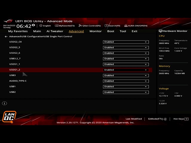 Asus ROG Strix B550-I Gaming UEFI/BIOS Click through - YouTube