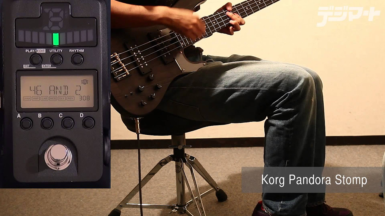 デジマートNew Gear Showcase】Korg / Pandora Stomp - YouTube