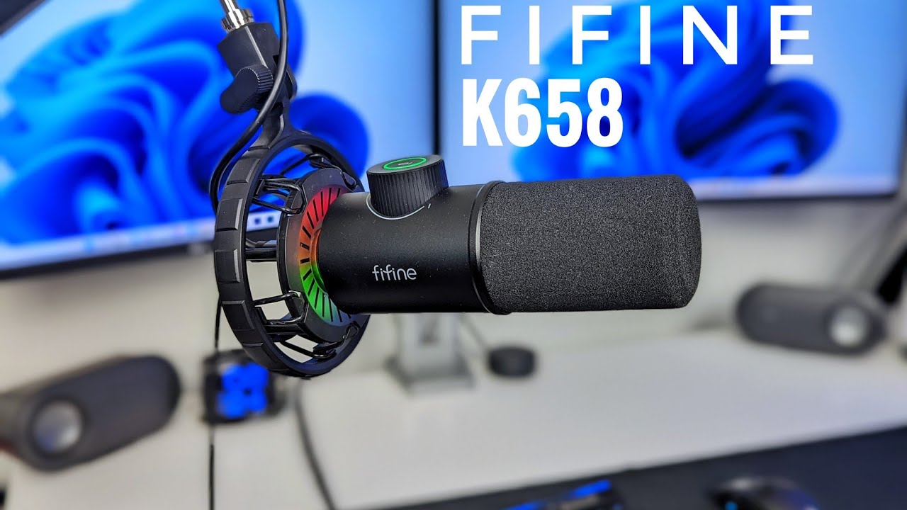 FIFINE K658 Dynamic USB C Microphone | A Good Streaming and Gaming