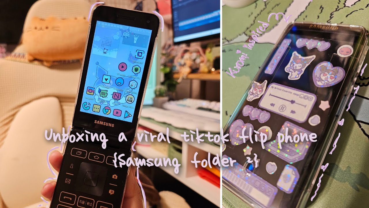 🔮Samsung folder 2 Unboxing | a viral Korean flip phone | mini