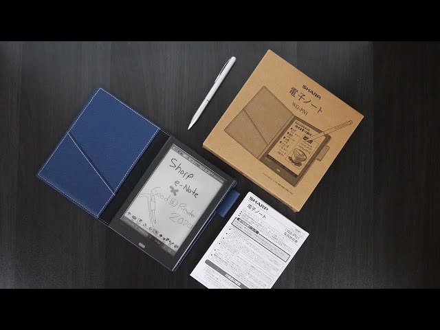 Sharp Electronic Note Taking e-Reader WG-PN1 Unboxing - YouTube
