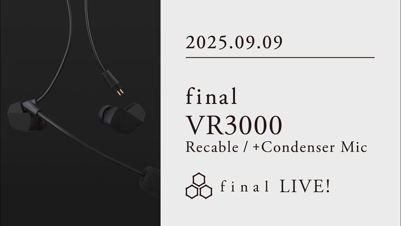 VR3000にコンデンサーマイク🎙️】VR3000 RC/＋Condenser MIC【final