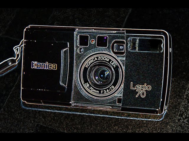 Konica(コニカ)lexio70 #フィルムカメラ #使い方 #中古 #日付 - YouTube