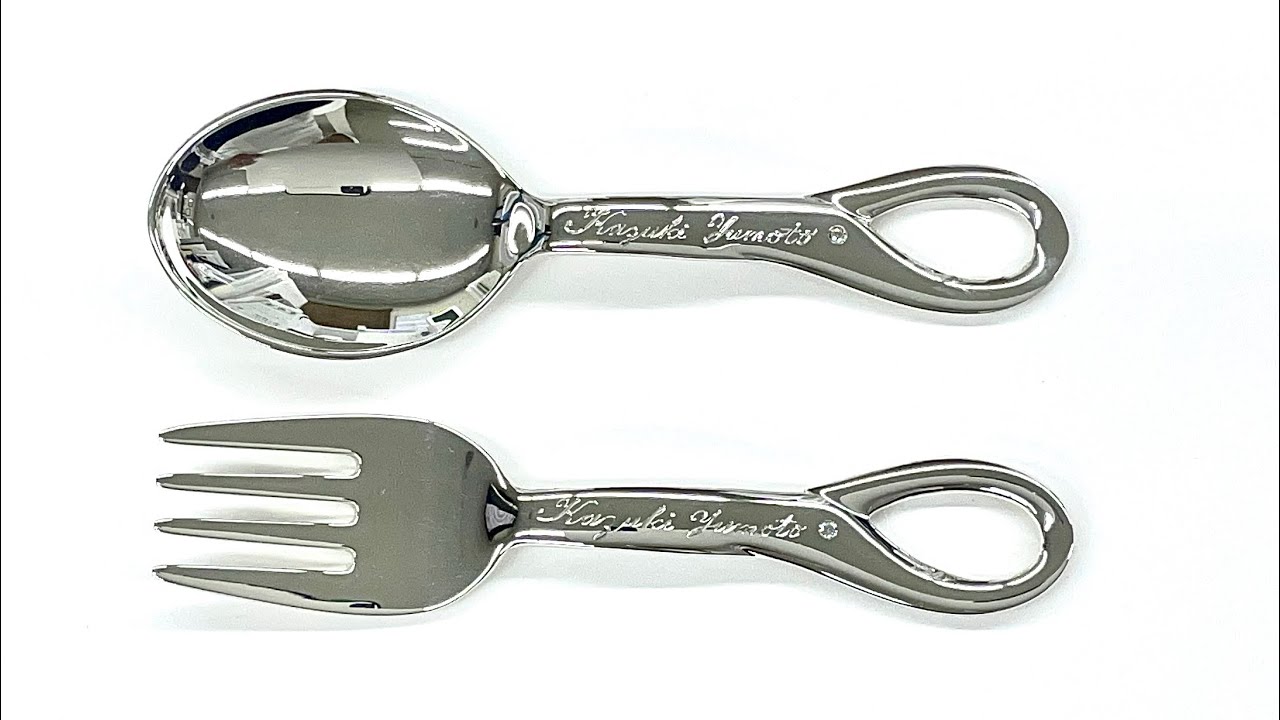 Tiffany baby spoon 】ティファニー ベビースプーン hand engraving