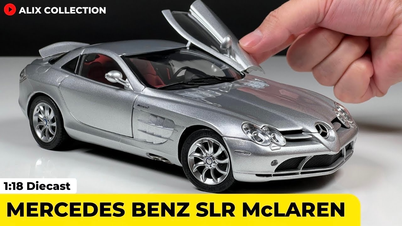 Unboxing of Mercedes Benz SLR McLaren 1:18 Diecast by CMC Models