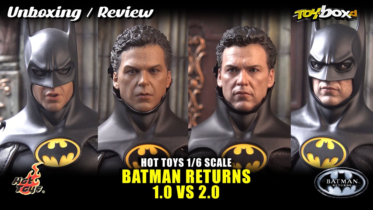 HOT TOYS BATMAN RETURNS 2.0 Michael Keaton MMS770 Deluxe Version 1