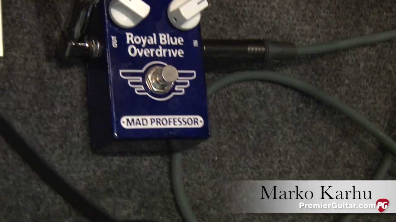 Musikmesse '13 - Mad Professor Royal Blue Overdrive Demo - YouTube
