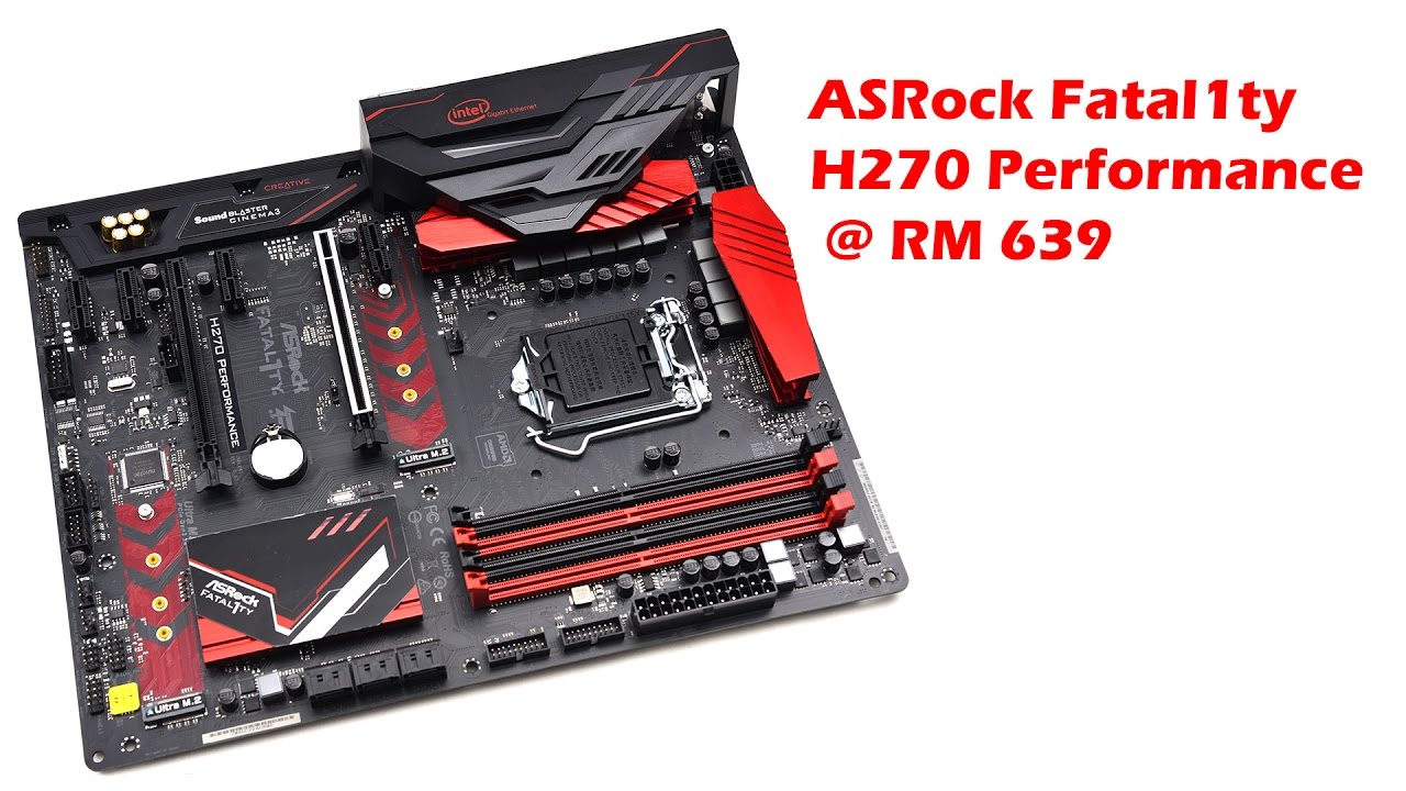 The ASRock Fatal1ty H270 Performance Motherboard Review - YouTube