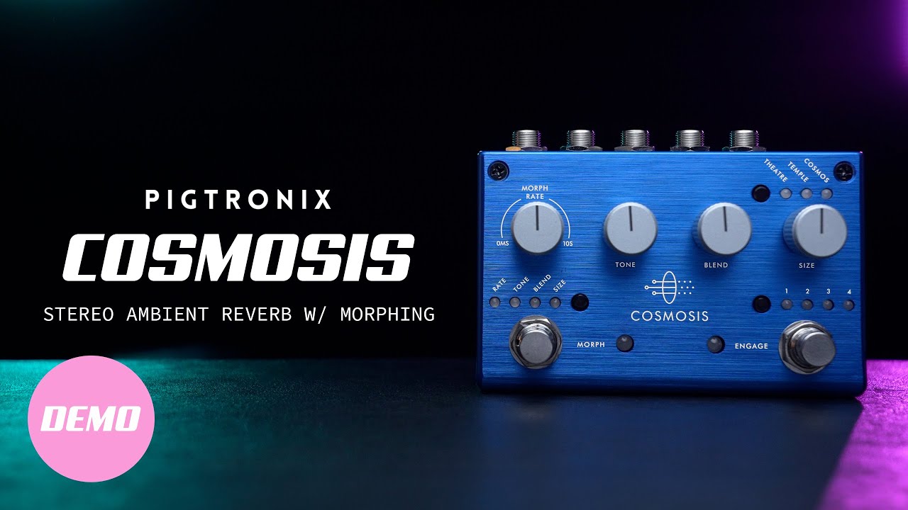 Pigtronix Cosmosis | Stereo Ambient Reverb with Morphing