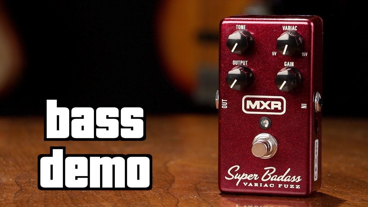 MXR Super Badass Variac Fuzz Bass Demo - YouTube