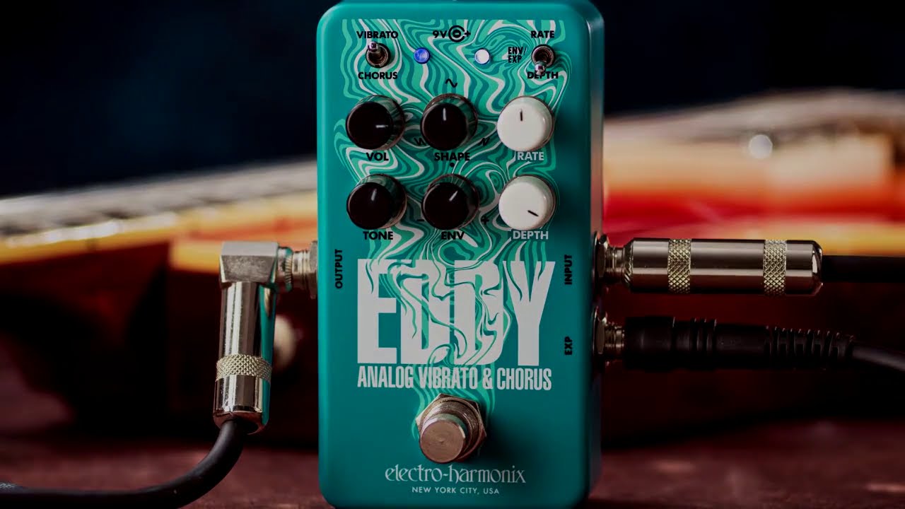 Electro Harmonix EDDY Vibrato Chorus 【字幕入り】 - YouTube