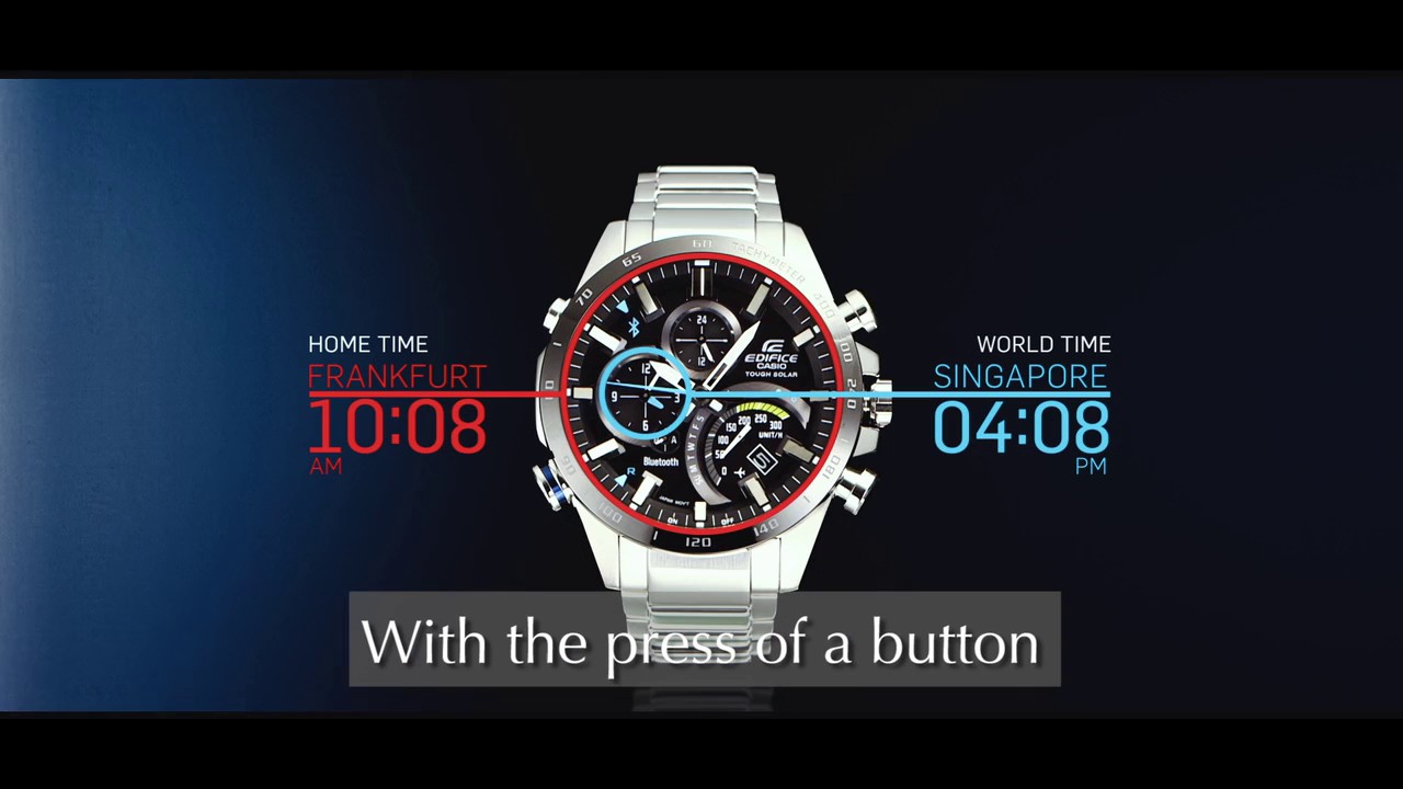The impressive Bluetooth functions of the EDIFICE EQB-501 World