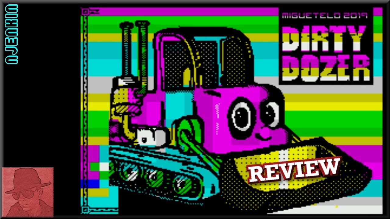 Dirty Dozer : Homebrew from 2019 - on the ZX Spectrum 128K !! with