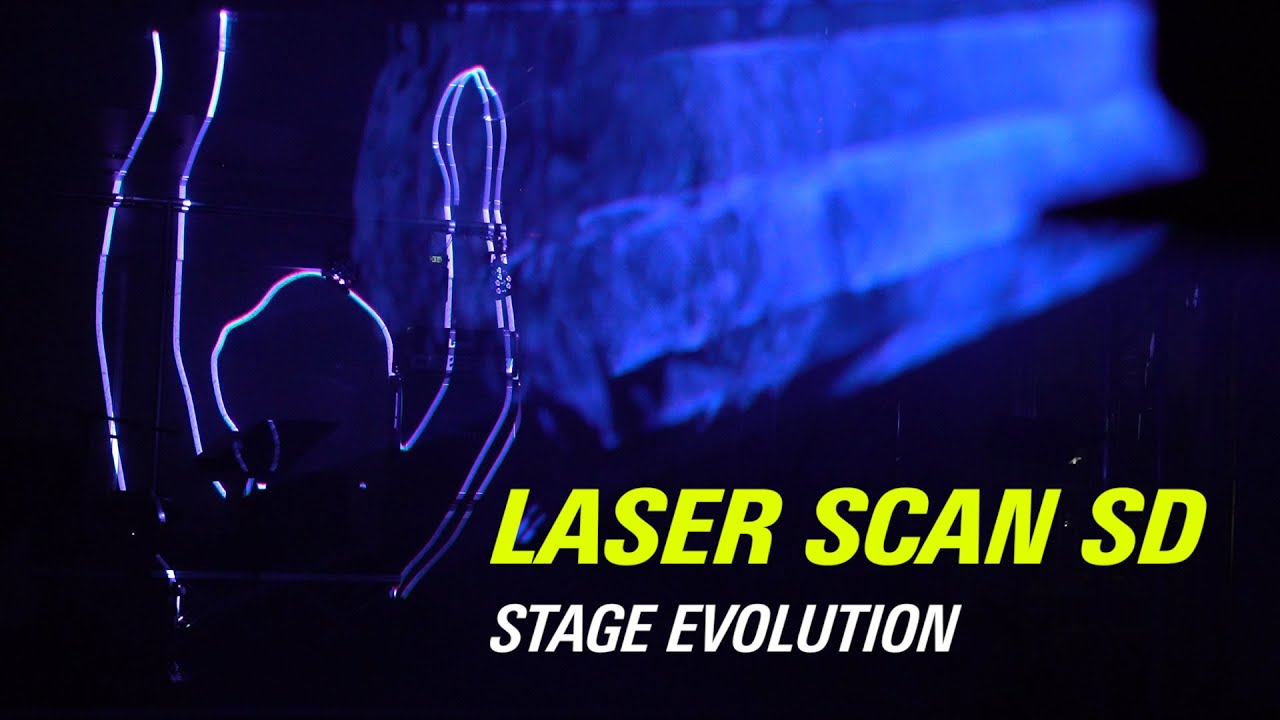 LASER SCAN SD レーザー 照明 / STAGE EVOLUTION - YouTube